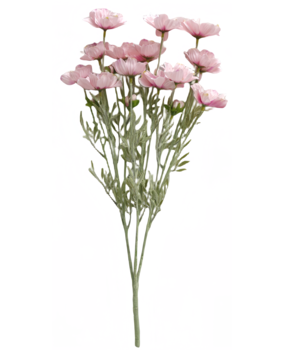 Greenmoods Kunstig Krysantemum Real Touch rosa 58cm