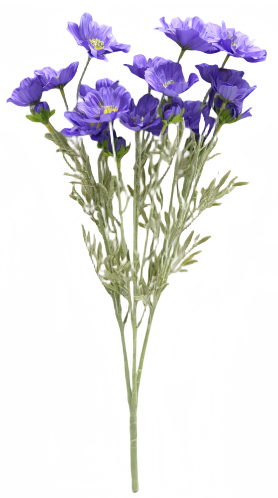 Greenmoods Kunstig Krysantemum Real Touch lilla 58cm