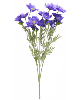 Greenmoods Kunstig Krysantemum Real Touch lilla 58cm