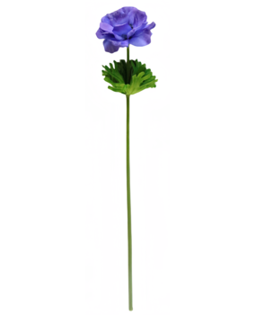 Greenmoods Kunstig Anemone Real Touch Blålilla 52cm