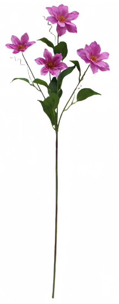 Greenmoods Kunstig Klematis Real Touch Rosa 88cm