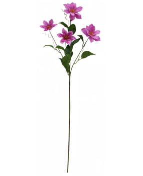 Greenmoods Kunstig Klematis Real Touch Rosa 88cm