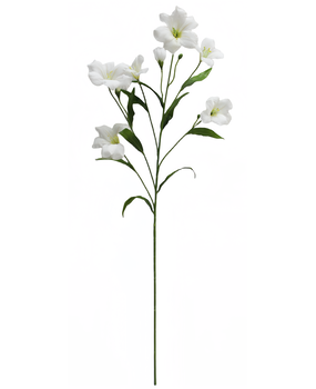 Greenmoods Kunstig Rhododendron Azalea Real Touch Hvit 80cm