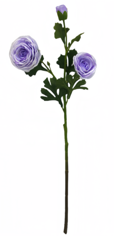 Greenmoods Kunstig Rose "Emine" Real Touch Lilla 62cm