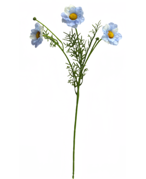 Greenmoods Kunstig Prestekrage Real Touch Blå/hvit 50cm Greenmoods Kunstig Prestekrage Real Touch Blå/hvit 50cm