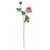 Greenmoods Kunstig Ranunkel Real Touch Rosa 60cm