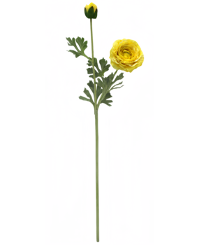 Greenmoods Kunstig Ranunkel Real Touch Gul 60cm Greenmoods Kunstig Ranunkel Real Touch Gul 60cm