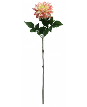 Greenmoods Kunstig Georgine Real Touch Gul/rosa 70cm Greenmoods Kunstig Georgine Real Touch Gul/rosa 70cm