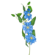 Greenmoods Kunstig blomst Clematis stor 81 cm blå