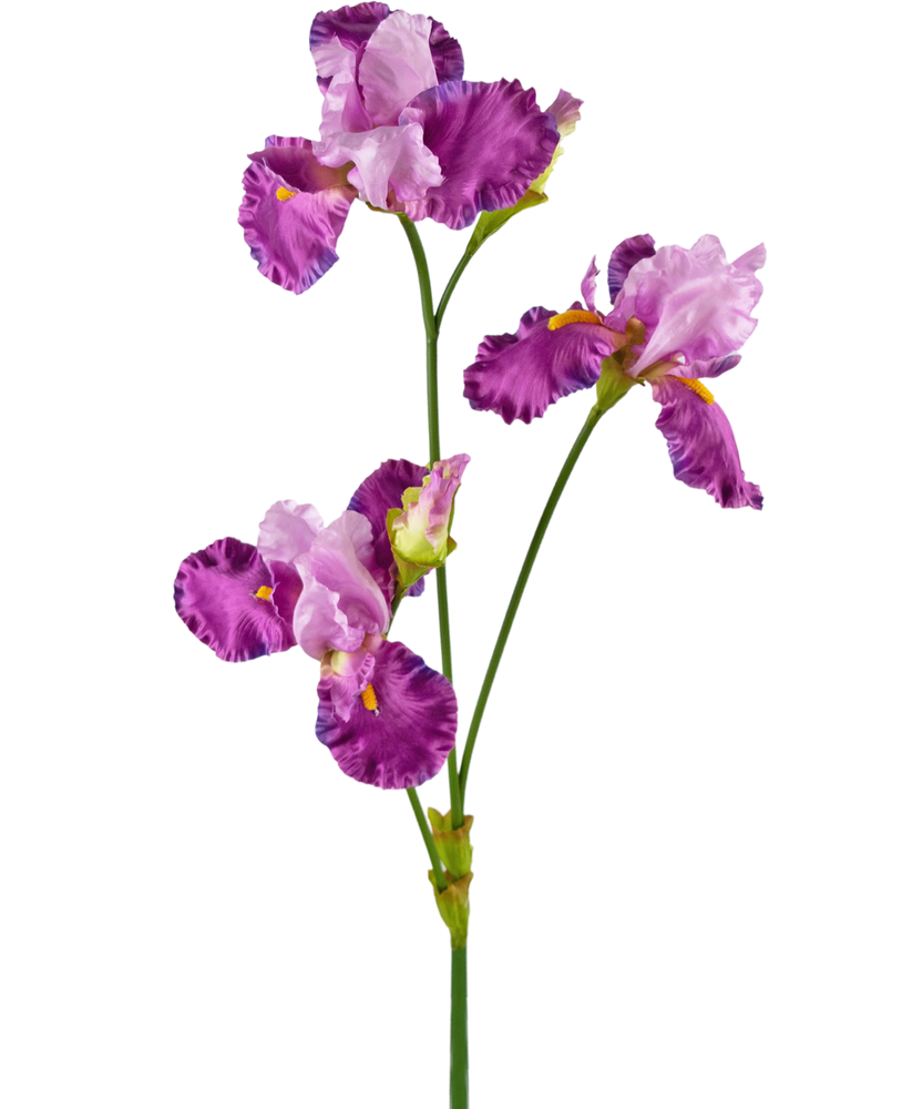 Greenmoods Kunstig blomst Iris 102 cm lilla