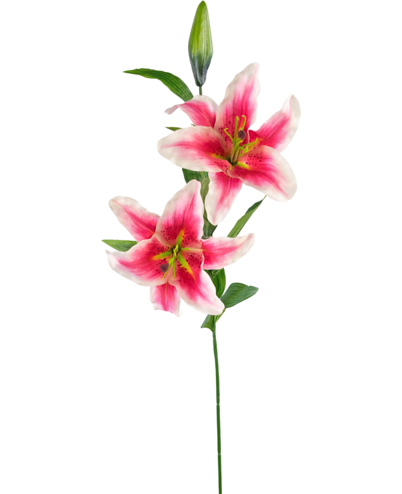 Greenmoods Kunstig blomst Lilje 85 cm rosa