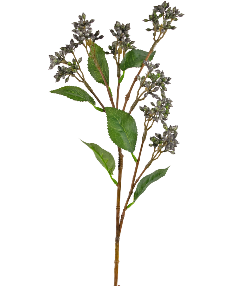 Greenmoods Kunstig gren Japanese Berry 63 cm stålblå