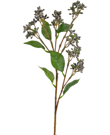 Greenmoods Kunstig gren Japanese Berry 63 cm stålblå