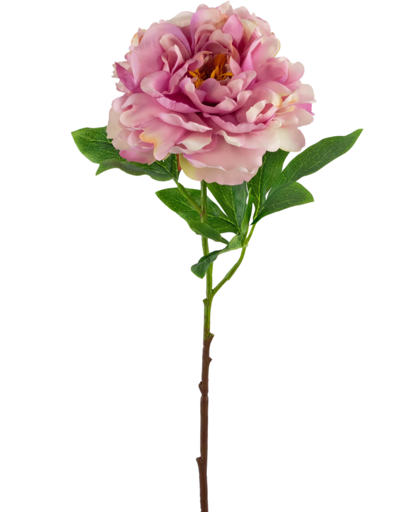 Greenmoods Kunstig blomst Peon Lys rosa 61cm