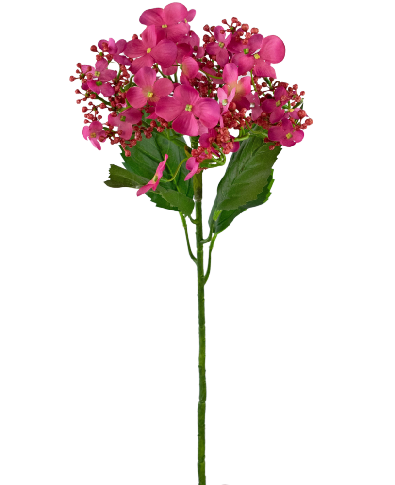 Greenmoods Kunstig Sommerfuglhortensia Rosa 70cm