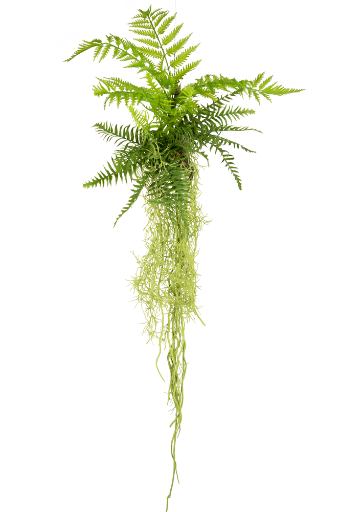 Greenmoods Kunstige Bregne Hengeplante 90cm
