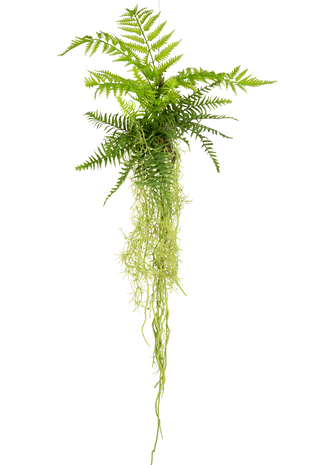 Greenmoods Kunstige Bregne Hengeplante 90cm