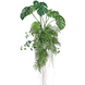Greenmoods Kunstig hengeplante Monstera/Bregnekule 100 cm XL