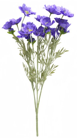 Greenmoods Kunstig Krysantemum Real Touch lilla 58cm