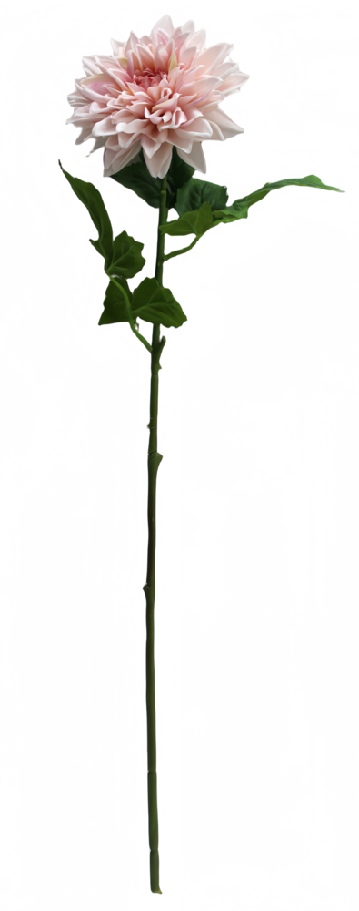 Greenmoods Kunstig Georgine Real Touch lys rosa 70cm