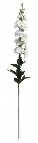 Greenmoods Kunstig Delphinium Real Touch Hvit 90cm