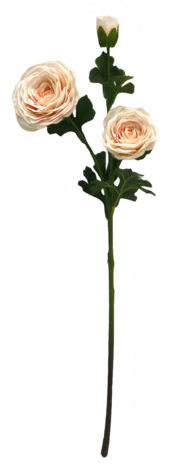 Greenmoods Kunstig Rose "Emine" Real Touch Fersken 62cm