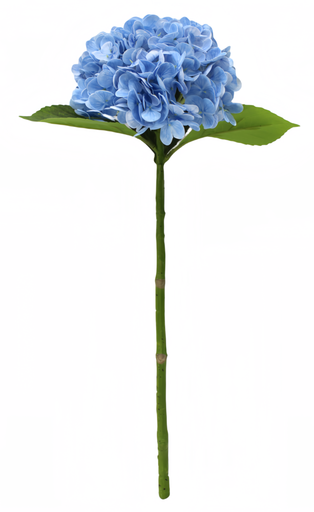 Greenmoods Kunstig Hortensia "Annabelle" Real Touch Blå 55cm