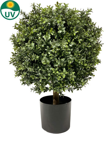Greenmoods Kunstig Buksbom Ball På Stamme Romerstil 65cm