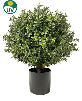Greenmoods Kunstig Buksbom Ball På Stamme Romerstil 45cm