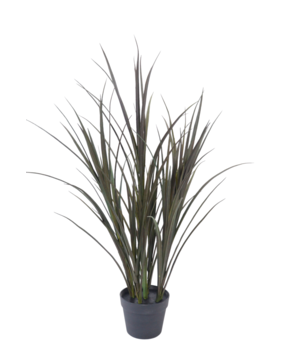 Greenmoods Kunstig Gress Burgunder UV i Potte 90cm