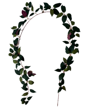 Greenmoods Kunstig Tradescantia Girlander Grønn 180cm