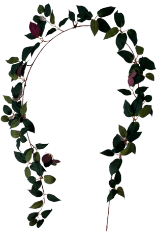 Greenmoods Kunstig Tradescantia Girlander Grønn 180cm