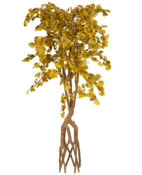 Greenmoods Kunstig Gingko Tempeltre Høst 180cm