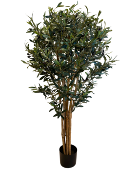 Greenmoods Kunstig Oliventre med Oliven UV 120cm Greenmoods Kunstig Oliventre med Oliven UV 120cm