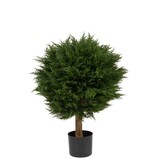 Greenmoods Kunstig Tuja Ball Busk Deluxe UV 80 cm