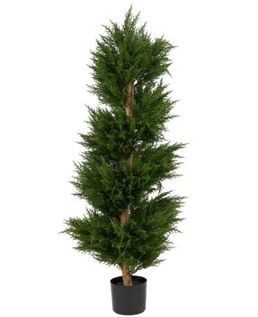 Greenmoods Kunstig Tuja Spiral Deluxe UV 120cm