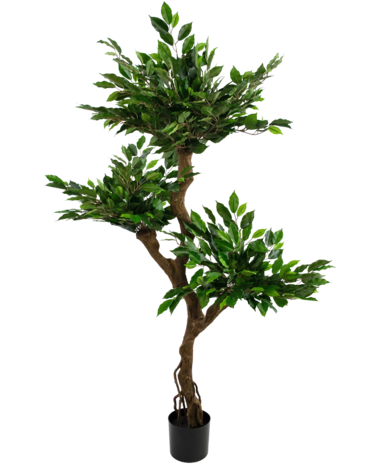Greenmoods Kunstig Fat Fikus Crazy 150cm