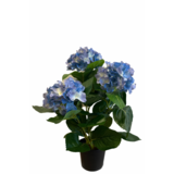 Greenmoods Kunstig Hortensia Blå UV 35 cm