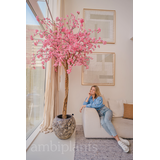 Greenmoods Kunstig Kirsebærtre Rosa 240cm Greenmoods Kunstig Kirsebærtre Rosa 240cm