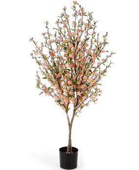 Greenmoods Kunstig Kirsebærtre Rosa 140cm