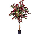 Greenmoods Kunstig Fat Fikus Burgunder 150 cm Greenmoods Kunstig Fat Fikus Burgunder 150 cm