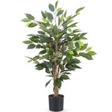 Greenmoods Kunstig Fat Fikus 90cm Greenmoods Kunstig Fat Fikus 90cm