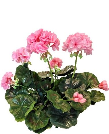 Greenmoods Kunstig Geranium Rosa 40cm