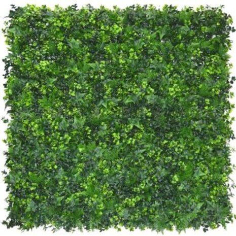 Greenmoods Kunstig Hagemiks Plantevegg 50x50cm UV