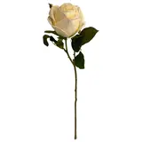 Greenmoods Kunstig Rose Deluxe hvit 45cm