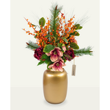 Greenmoods Kunstig Blomsterbukett Cozy Winter 88cm