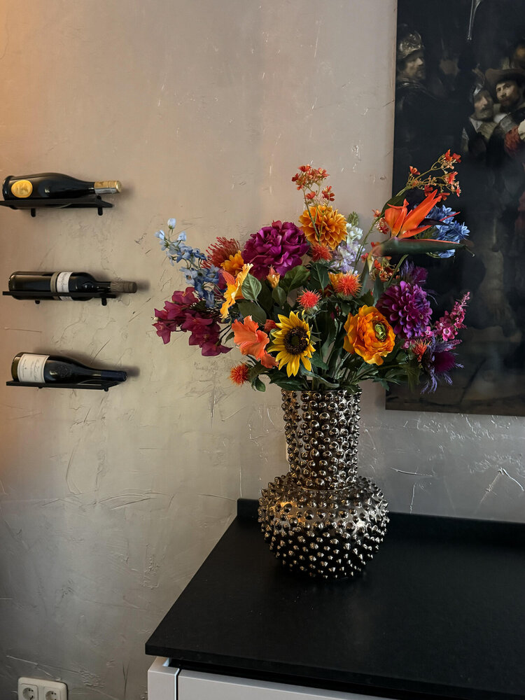 Greenmoods Kunstig Blomsterbukett Colorful Spirit 83cm