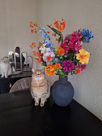 Greenmoods Kunstig Blomsterbukett Colorful Spirit 83cm