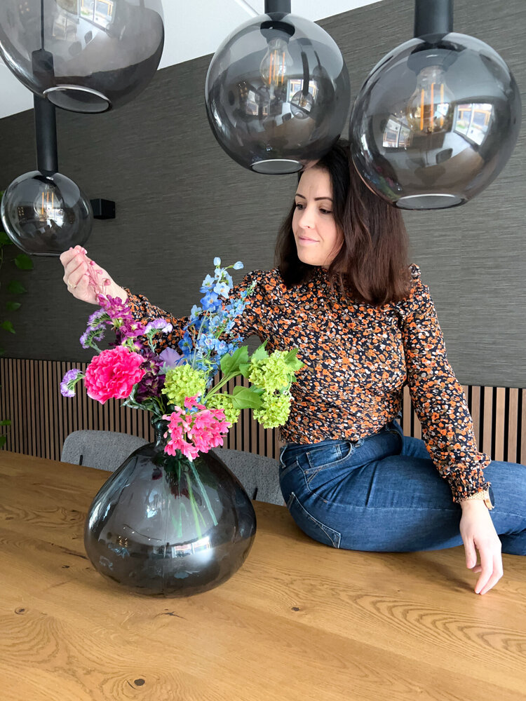 Greenmoods Kunstig Blomsterbukett Blossom Breeze 60cm