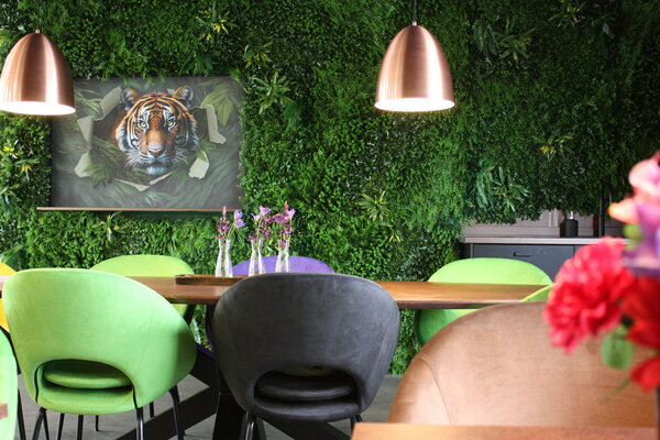 Greenmoods Kunstig Plantevegg "Crush" 100x100cm UV Greenmoods Kunstig Plantevegg "Crush" 100x100cm UV